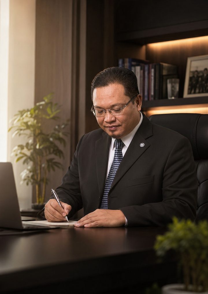 Prof. Dr. Haji Mohd Nazri Haji Mohd Noor, perunding kepimpinan dan jurulatih profesional di pejabat beliau